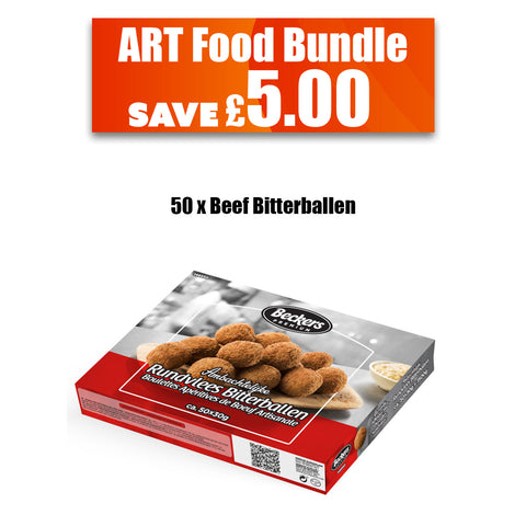 Art Foodshop Bundle Dutch Frozen Frikandel Pork Noodles Beef Bites Croquettes Box Of 4 - Image 4