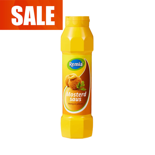Remia Mosterd Saus - Dutch Mustard - 800ml - The Perfect Addition to Your Meal - Image 1