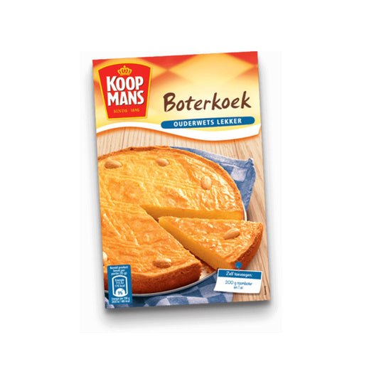 Koopmans  Butter Cake Mix - Authentic Dutch Food Recipe - ART Food Store Boterkoek - Quick & Easy to Make! - Image 1