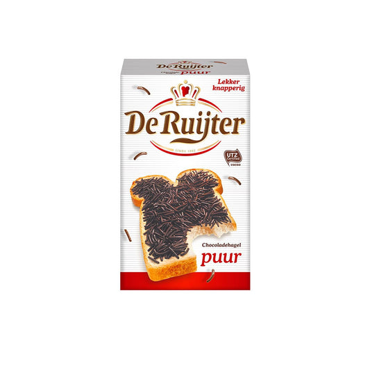 De Ruijter Dark Chocolate Sprinkles 380g - Dutch Food - Rich and Sweet Flavor - Image 1