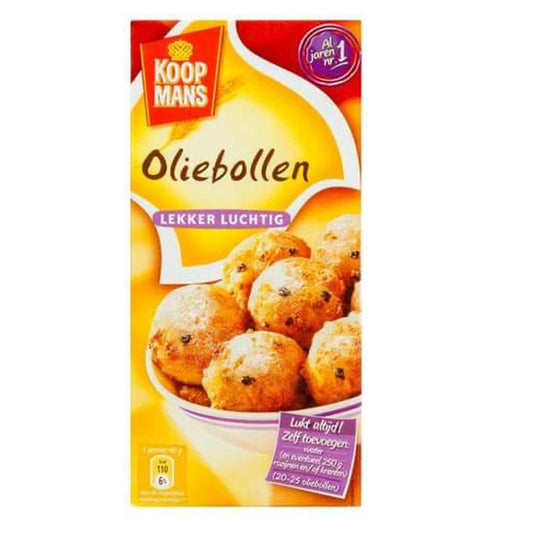 Koopmans Oliebollen Mix - Traditional Dutch Fritters - ART Food Store - 20-25 Delicious Fritters - Image 1