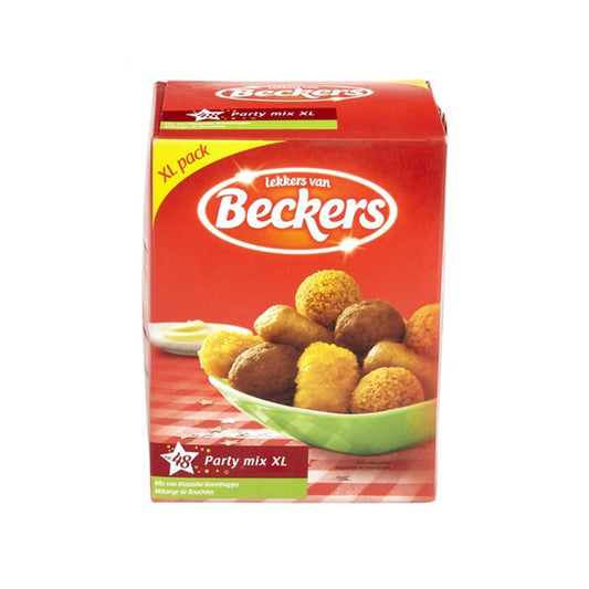Beckers Party Mix - Frikandelles, Chicken Crockers, Beef Bitterballs & Spicy Minced Meat Balls 48x19g - Image 2
